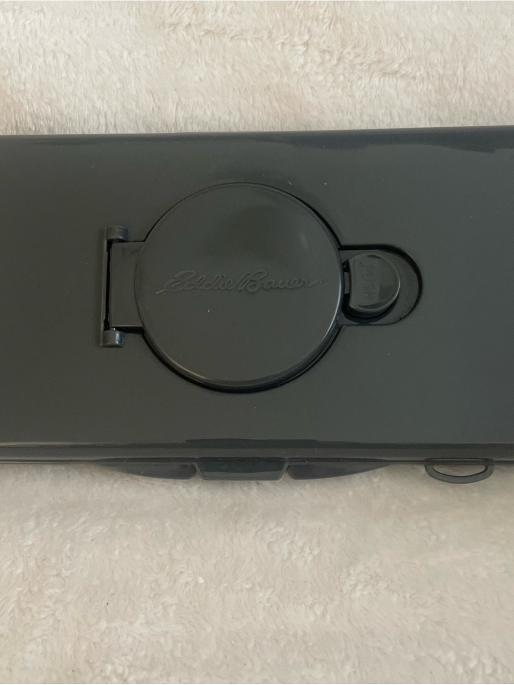 Eddie Bauer Empty Baby Wipes Travel Size Dispenser Refillable Gray